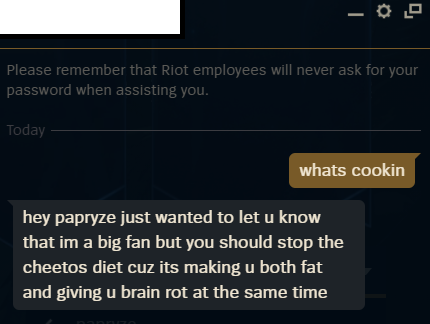 papryze's tweet photo. first game back in 5-6 months in ranked as off-role, glad some people remember me :) https://t.co/ZeNzNV0Oft