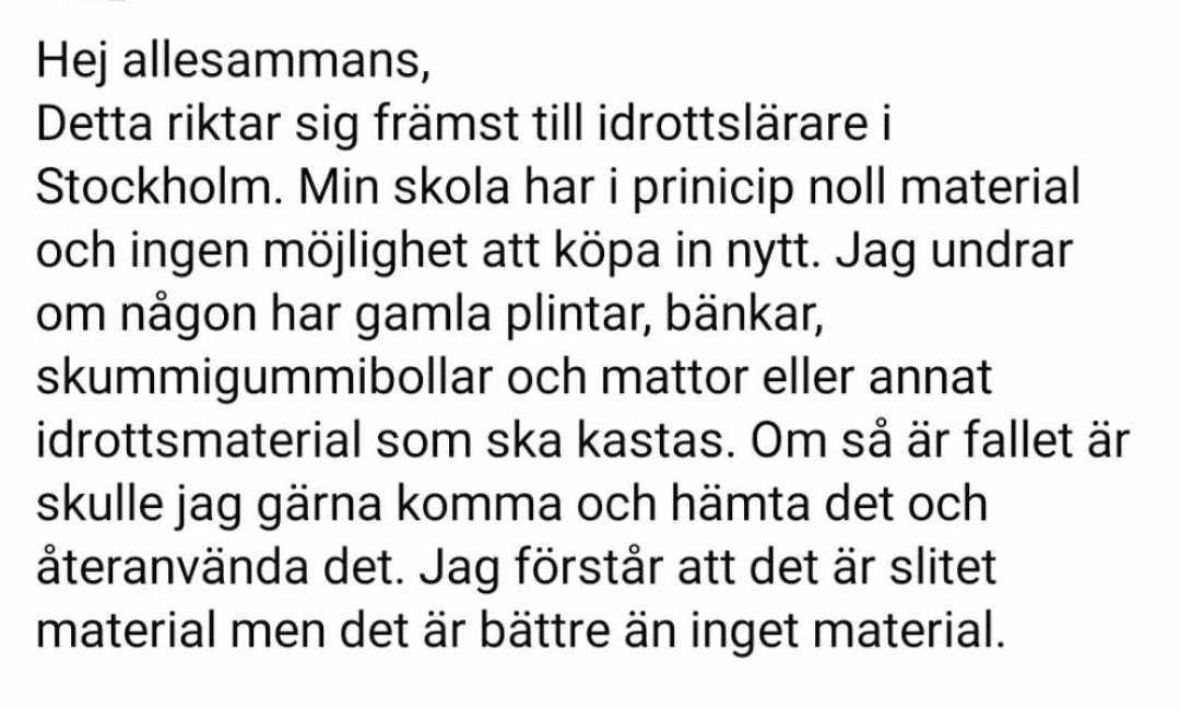 Välkommen till svensk skola.