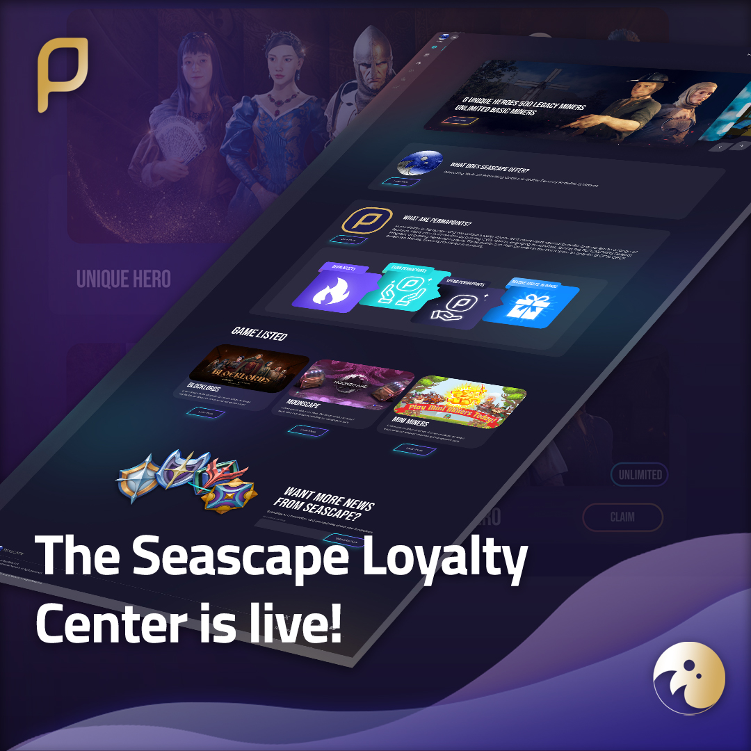seascapenetwork's tweet photo. The Seascape Loyalty Center is the hub of our ecosystem, where PermaPoints reward your engagement.

Sign in with your @BLOCKLORDS account or create a new one.

Earn #PermaPoints by spending $CWS, engaging in asset burning, and seize exclusive #BLOCKLORDS assets available now! https://t.co/DIrrxhIfMp