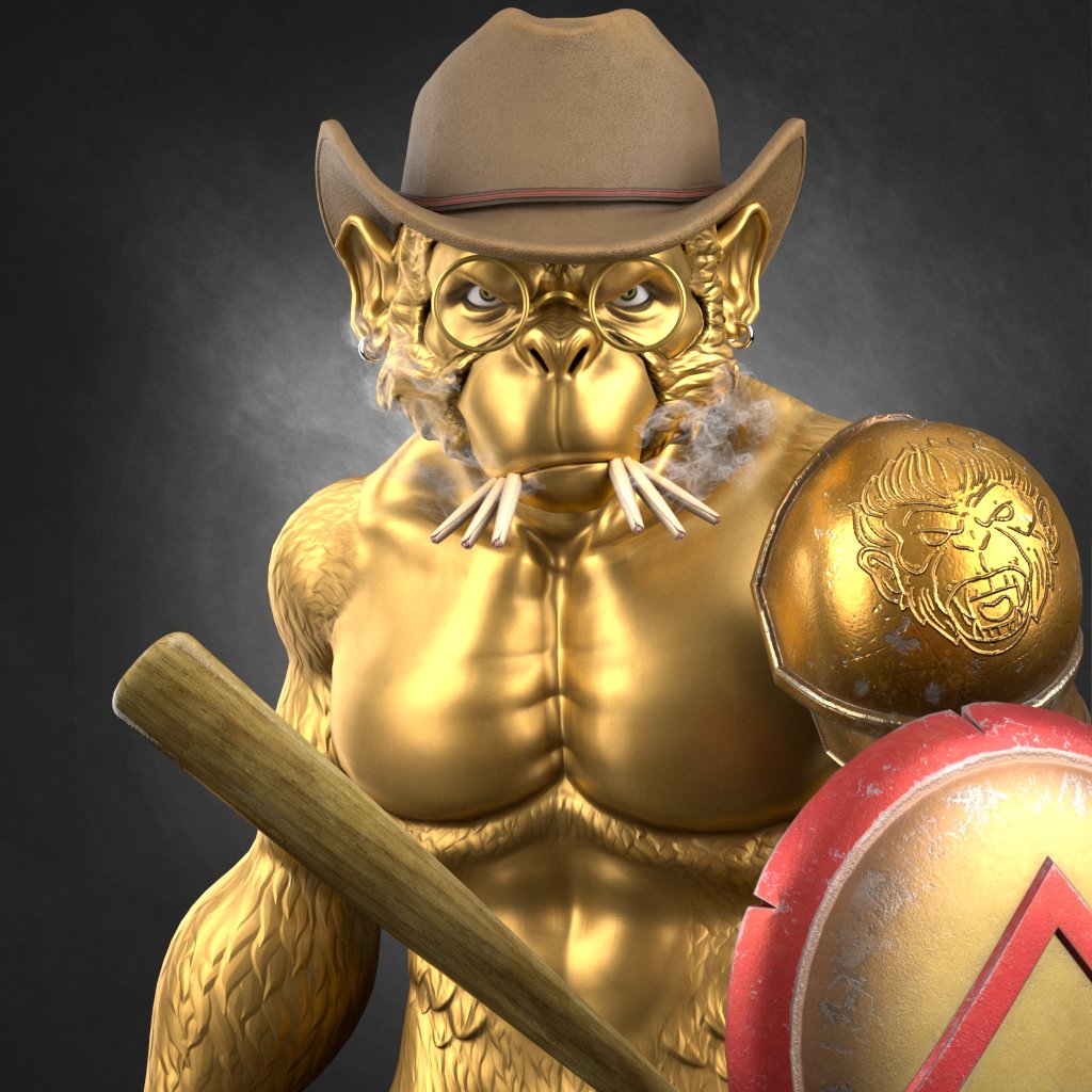 ethmaxi's tweet photo. The Gold Fur is looking expensive! 🥇

@Grapes by @ATSNFT