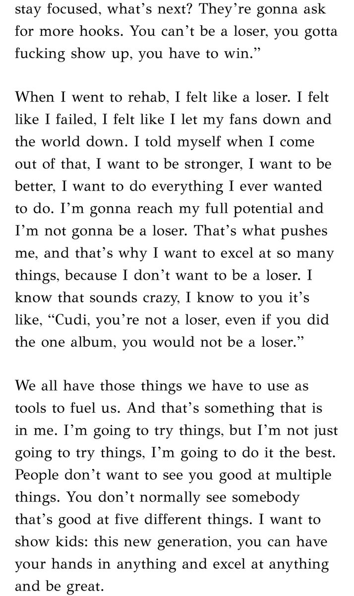 KiDCuDi's tweet photo. FLAUNT COVER STORY ‼️

I want yall to read this.  I give the reason I go so hard and I think itll help make things clear for yall.  And inspire.  I wanna see whoelse relates. https://t.co/lBNPqILCVH