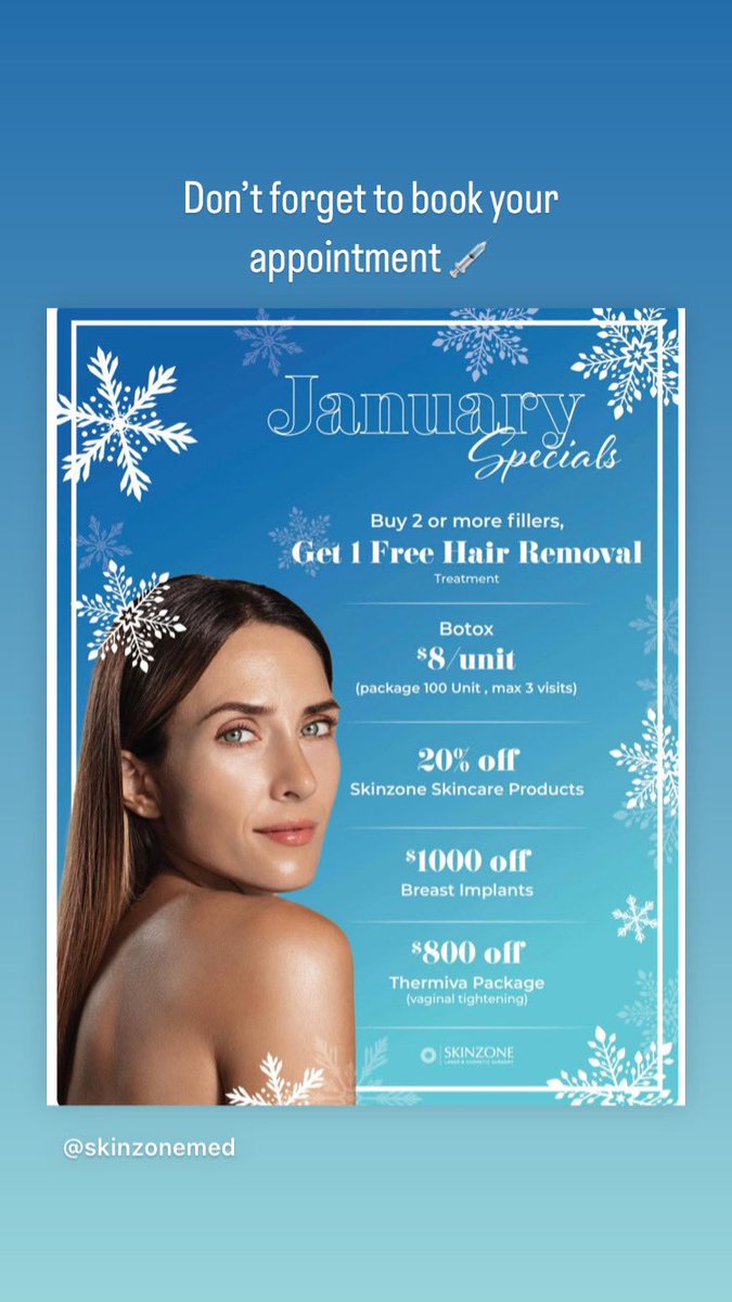 skinzonemed's tweet image. LOCATIONS:
📍Skinzone Medical Alhambra
📍Skinzone Medical Santa Ana
CONTACT US:
☎️ (714) 361-1555
☎️ (626) 329-4555
#skinzone #januarypromotion #januarypromo #newyear #2024 #fillerpromo #laserhairremoval #botox #filler #alhambra #santaana #oc #la
