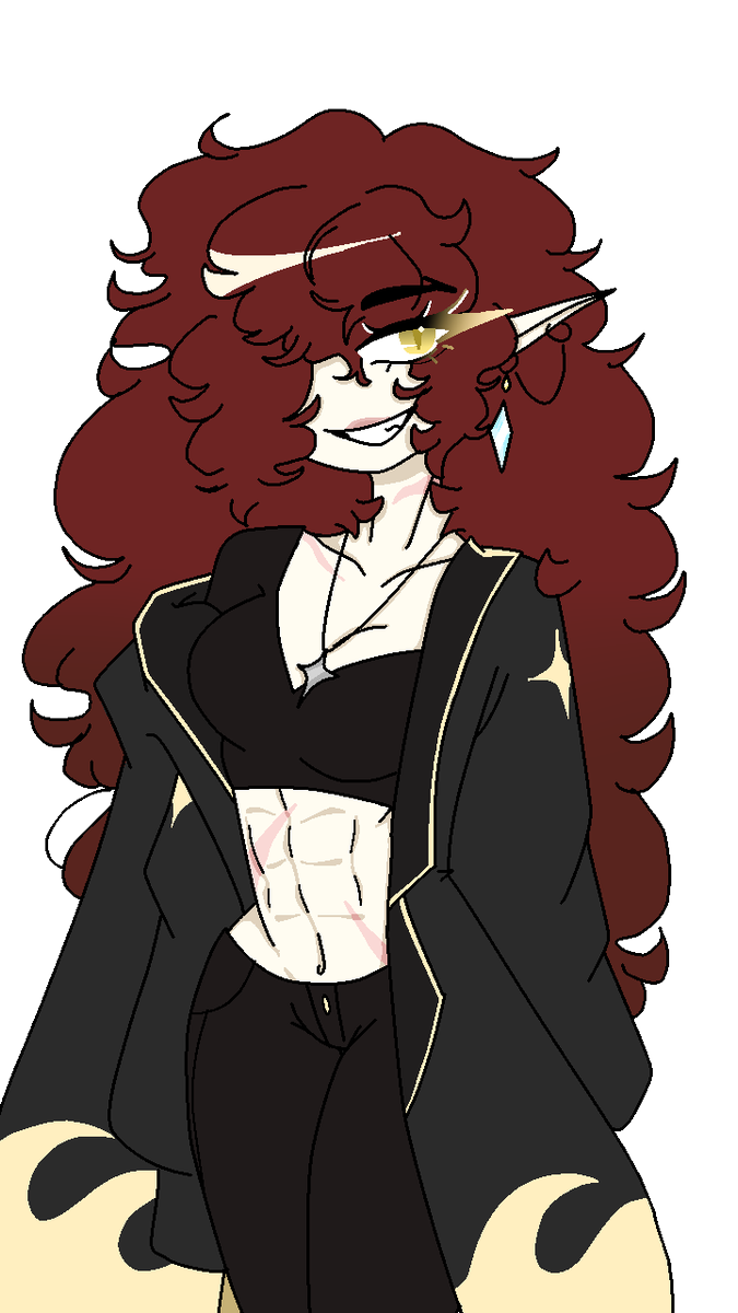 Finnsterwashere's tweet photo. @TiffanyGhostFox Here u goo!! (The brown haired dog fish character doesnt have a main outfit so u can choose her outfit.. go crazyy!!) https://t.co/DBhgWNFWl9