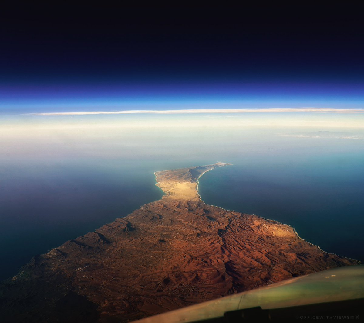 #Fuerteventura 
En descenso a Las Palmas 😍