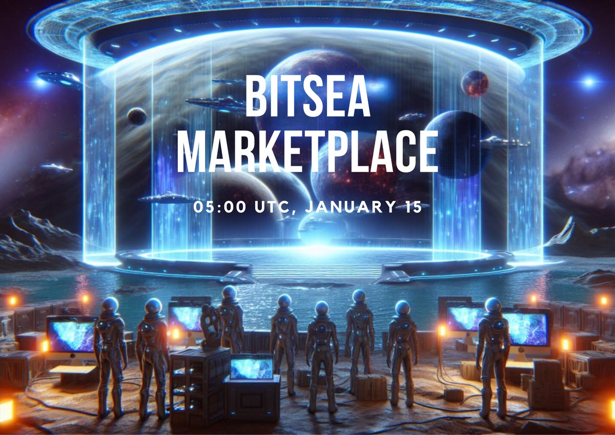 Bitsea_NFT's tweet photo. Been on the edge of your seats? 🚀
⏰The wait is over! Get ready and set your alarms – our Marketplace goes live on January 15 at 05:00 UTC
It's almost time to explore!
#Seabox https://t.co/jwFJcgTkLt
