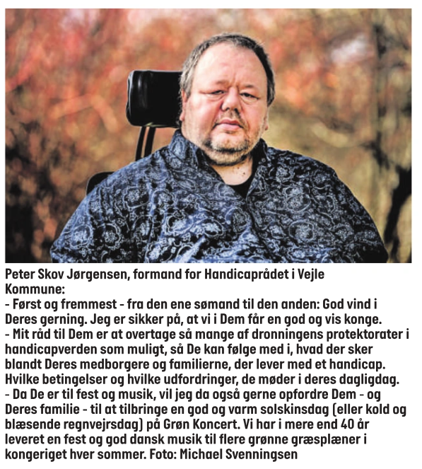 Jeg er af <a href="/vafo/">vafo</a> blevet bedt om, at komme med et godt råd til vores kommende konge - Kong Frederik X's.
Jeg kunne ikke lade være med, at benytte lejligheden for at reklamere lidt for #GrønKoncert 🤓
vafo.dk/.../vejle-give…...
#Pladstilforskelle #Kongehuset ##KongFrederikX