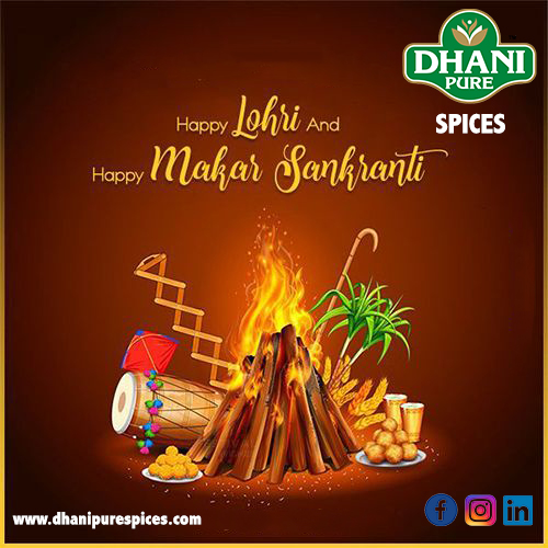 Wish you all a very Happy Lohri and Makar Sakranti!

May this festive bring lots of flourish to harvest in agriculture along with happiness and joy with the taste of Dhani Pure Spices!!!

#spices #bhabhijee #ShubhangiAtre #spices #masala #pure #bhabhiji  #lohri #makarsakranti