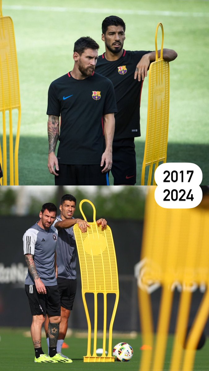 WeAreMessi's tweet photo. Then &amp; Now 🥶 https://t.co/vDfE1Oiif1
