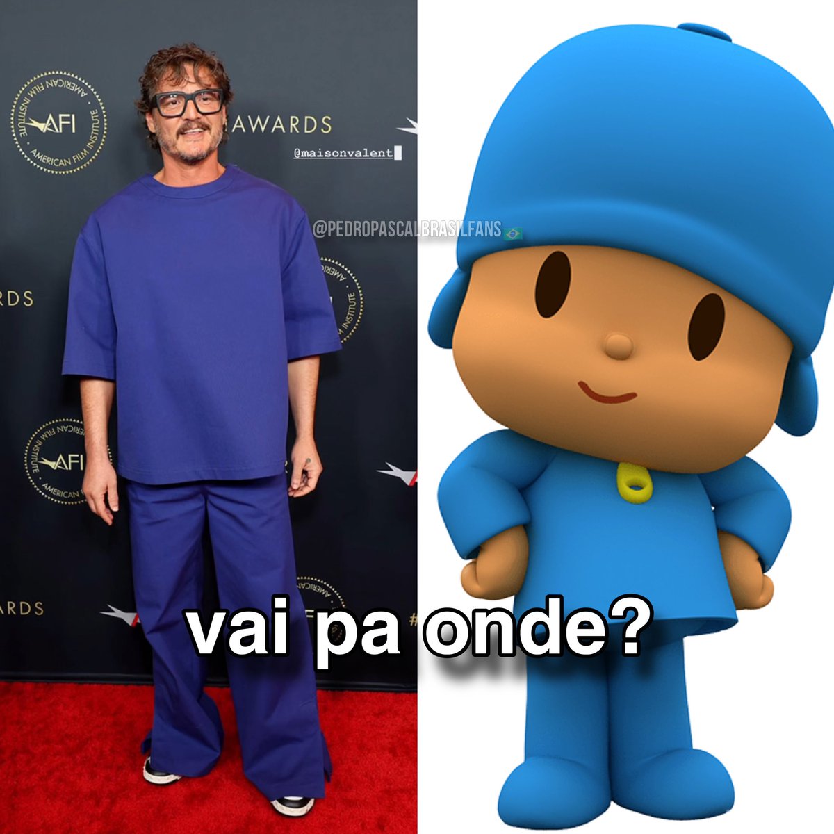 pedropascalbra's tweet image. Seria o Pedro Pascal live action do Pocoyo! 😂
