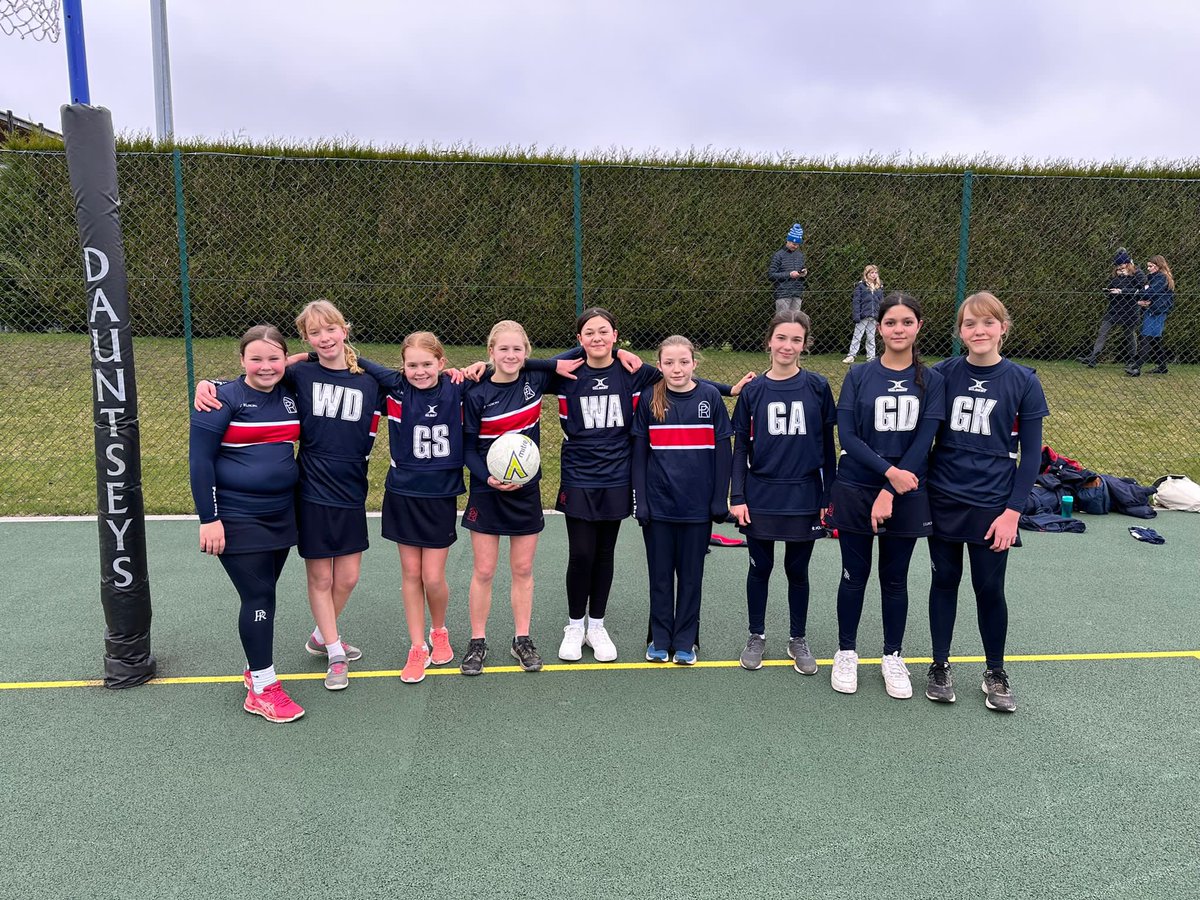 PortRegisSchool's tweet photo. First netball matches of the season! Many thanks to @DauntseysSchool for a fantastic afternoon of netball and very well to the girls who played brilliantly. #portregis #prepschoolsport #netball #hockey #motcombe #dorset https://t.co/IPWhvmoe2I