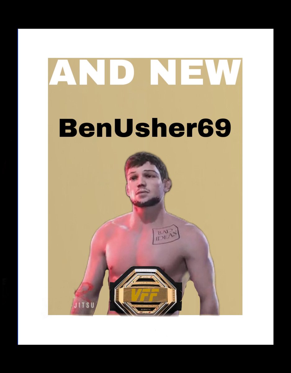 VFFederation's tweet photo. #ANDNEW! @BenUsher69 and @Nk__340 go to war as @BenUsher69 picks up the 5th round TKO victory to become the new VFF PlayStation champion!
#VFF1 https://t.co/1pHCupVNdS