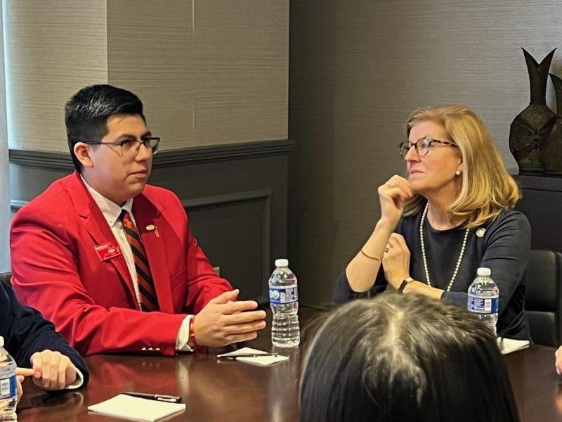 virginiafccla's tweet photo. This week your #VAFCCLA state president from the Page County High School chapter (@pchs_fccla) advocated for #CareerTechEd and #FCCLA at the Virginia ACTE Legislative Seminar in Richmond. Thank you for your advocacy for #FamilyAndConsumerSciences and #CTSOs! #FCCLAfamily https://t.co/LXF27RafsG