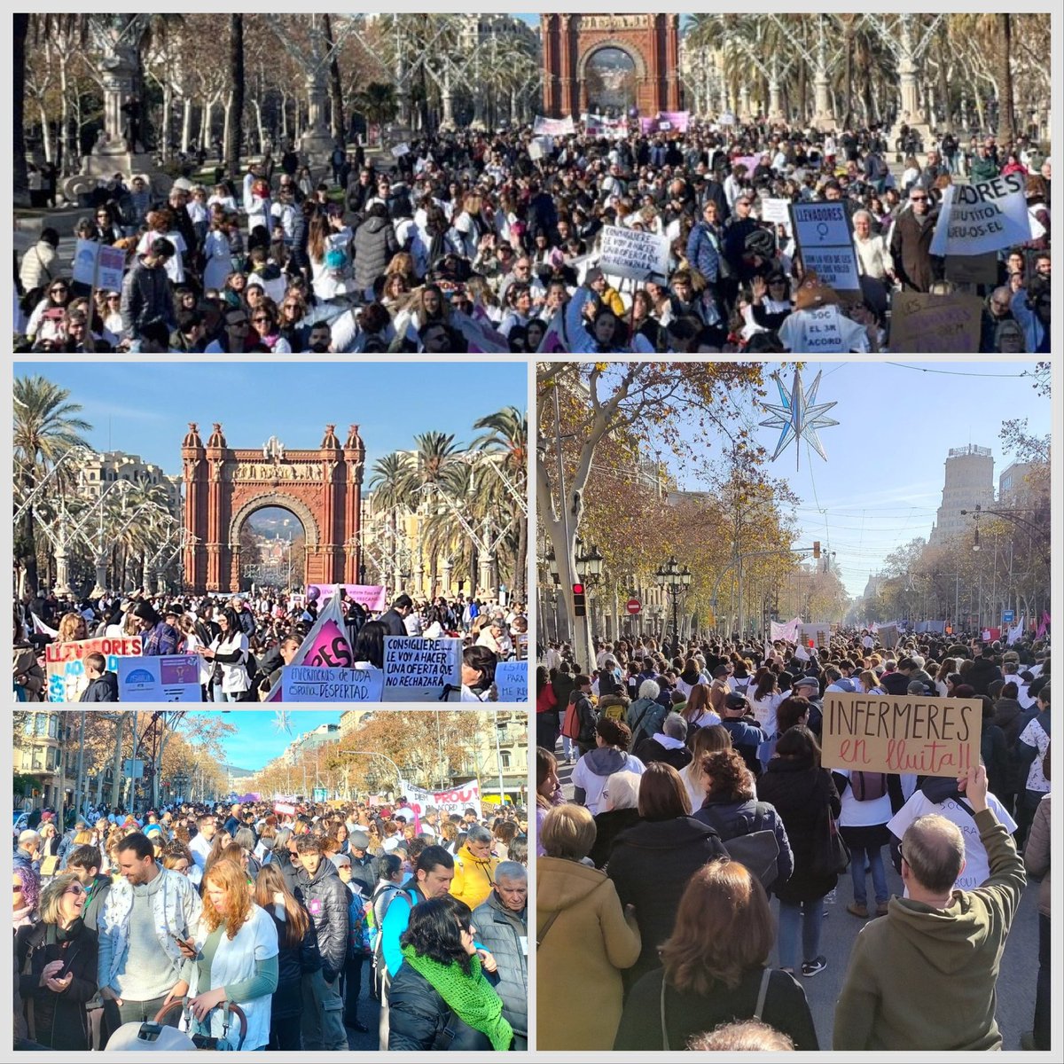 SalvemCAPSgr's tweet photo. Aquesta "minoria" exigeix que se'l respecti i parli amb ella. @manelbalcells
#infermeresEnLluita
#Tcais
#Gis https://t.co/0FRZy3e9S9
