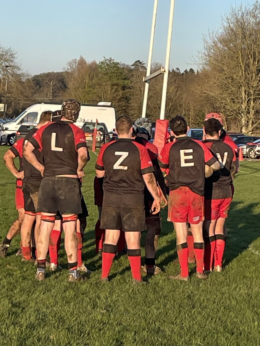 Old Reds 3rds had letters instead of numbers on the back of their jerseys today. They gave away a few pens for dissent but in their defence, one was because the front 5 were in a line accidentally spelling “SHIT REF”.