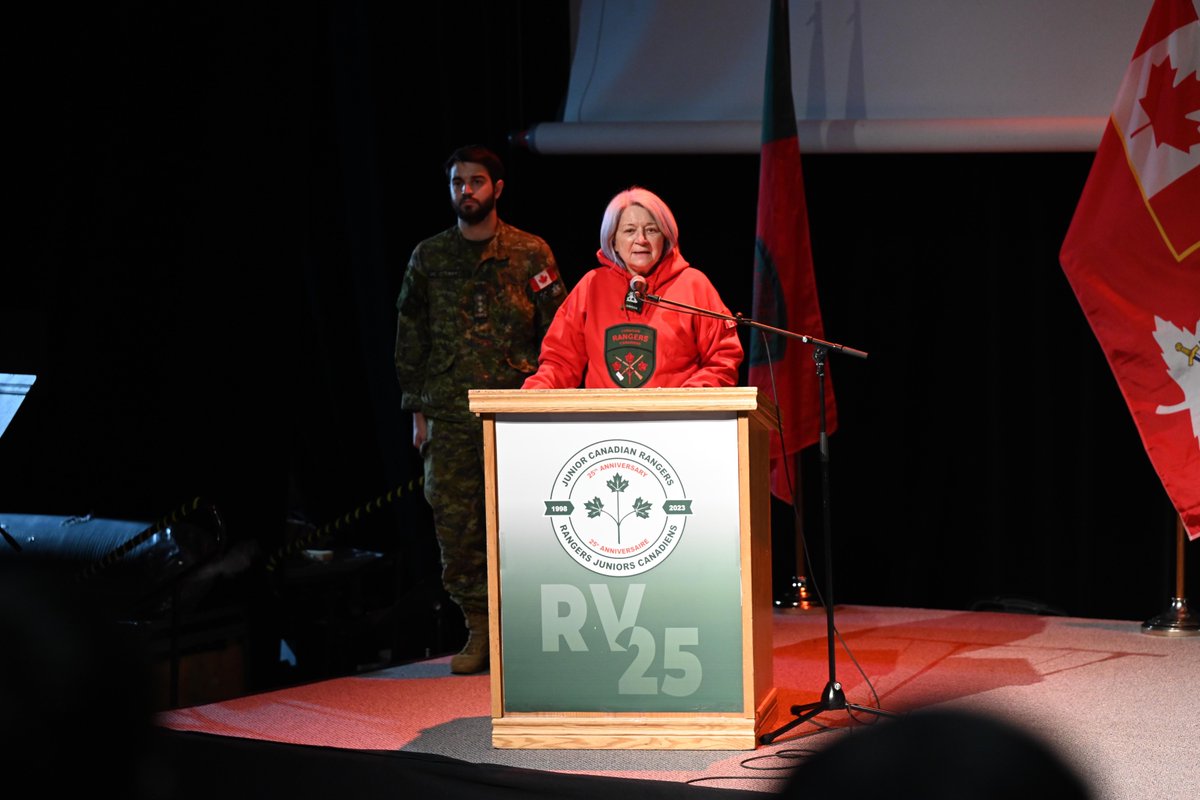 "Junior Canadian Rangers are an integral part of the North. I’m proud to be here to celebrate the past 25 years, and I look forward to a bright future that includes all of you."

- #GGSimon