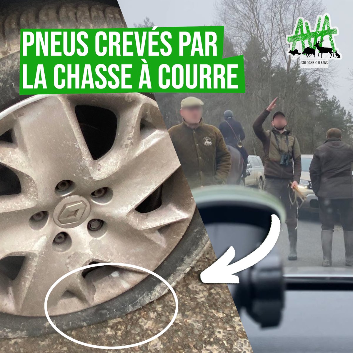AVA__France's tweet photo. Le Comte de La Rochefoucauld s'approchant trop près d'Ingrannes (45), il doit remballer sa meute et rentrer bredouille au château de Combreux...
Ses valets frustrés se vengent!

Pour aider nos amis d'AVA Orléans, vous pouvez participer à leur cagnotte ici:
https://t.co/UX0A8PbmVg https://t.co/MUn9soTyX4