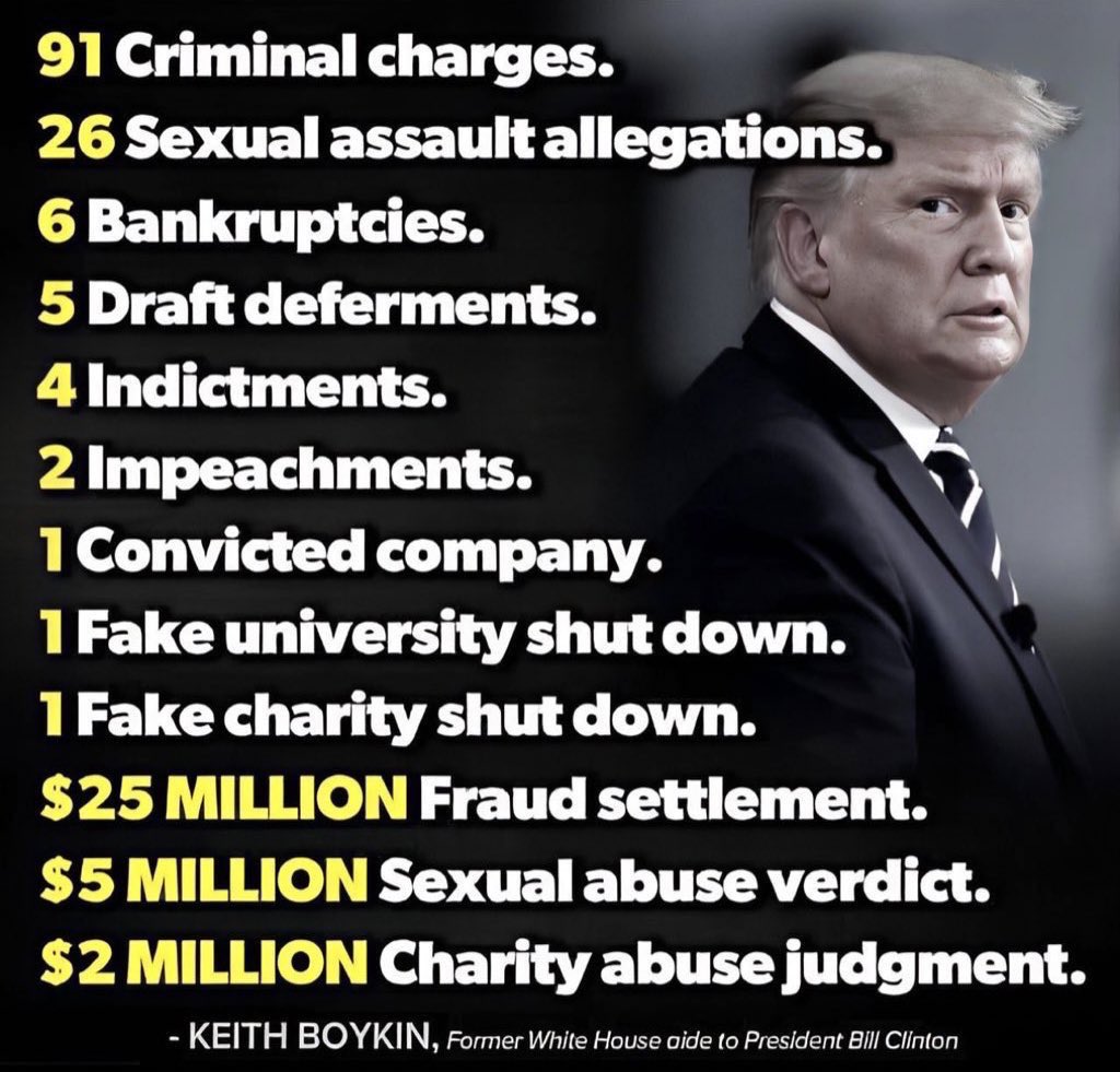 lisa_liberal's tweet photo. If you’re tweeting  #Trump2024SaveAmerica, then you’re 100% in a cult. You don’t care about law and order, and you’re certainly not America First. 

P.S. For the ones who say “He didn’t take a paycheck.” 
Trump made $7.8M from China while he was President. https://t.co/pTSlFvKm5E