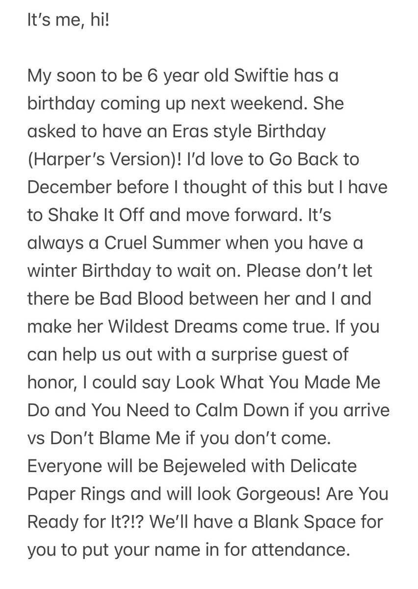 Jdabb67's tweet photo. @taylorswift13 &amp; @taylornation13 I figured it is worth a shot. https://t.co/MOG9lfx8IP
