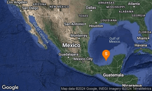 SismologicoMX's tweet photo. SISMO Magnitud 4.1 Loc  131 km al NORTE de FRONTERA, TAB 13/01/24 12:40:38 Lat 19.70 Lon -92.47 Pf 10 km https://t.co/B37RLlVy5g