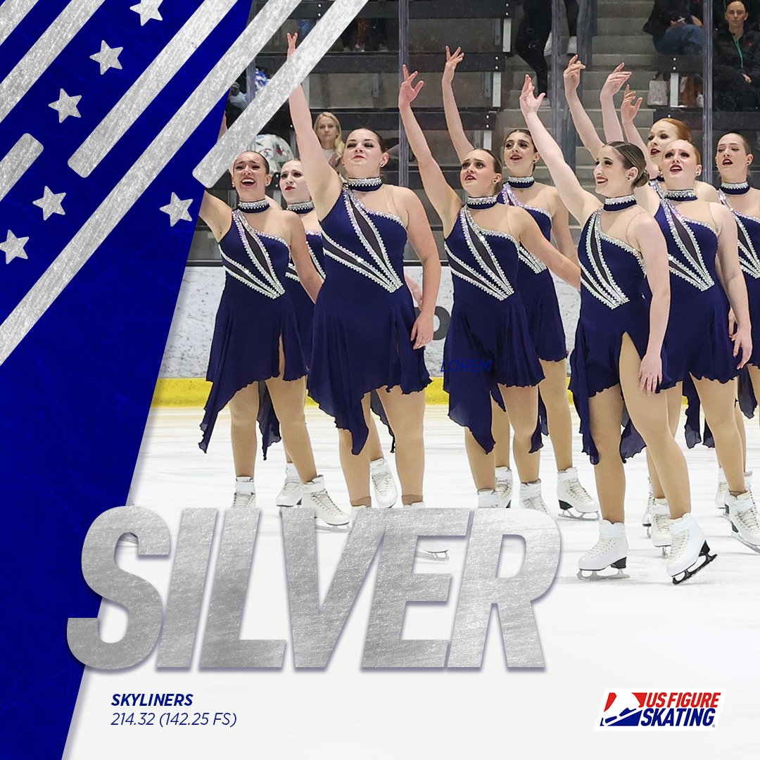 Skyliners secure the silver! 👏🥈

<a href="/SkylinersSST/">Skyliners SST</a> x #SynchroSkating