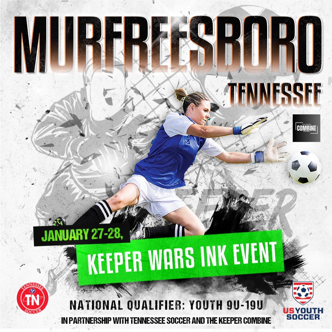 🚨2 weeks out!

Both our adult tourney and youth event are only two weeks away from taking place. Get ready for an action-packed weekend full of saves, battles, and community.

Register at:
keeperwarsink.com/tennessee-janu…

#goalkeeper #football