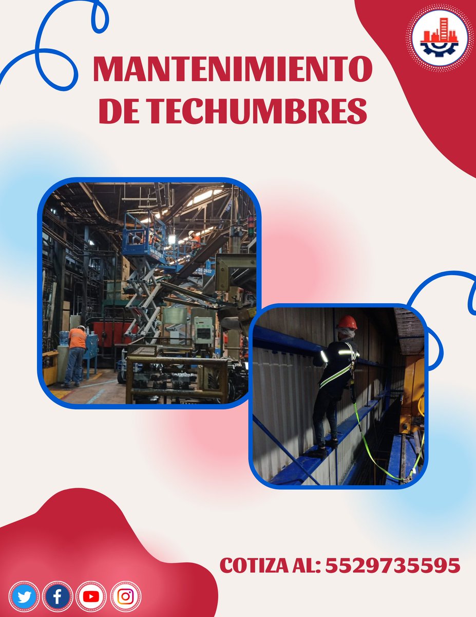 MTechumbres's tweet photo. No deje que las inclemencias del tiempo comprometan la integridad de su inversión. Confíe en nosotros para asegurar que sus instalaciones permanezcan fuertes y resistentes.

Cotiza al: 5529735595

#techumbre #mantenimiento #limpiezadetechumbre #limpieza #limpiezaenaltura #CDMX https://t.co/Zd9hIPl0ok