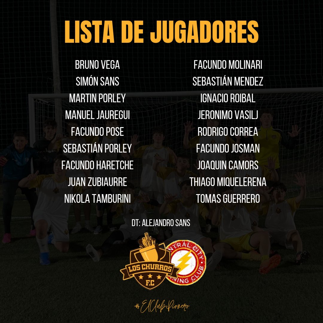 📋

La lista de jugadores para el domingo.

#ElClubPionero 👊🏼