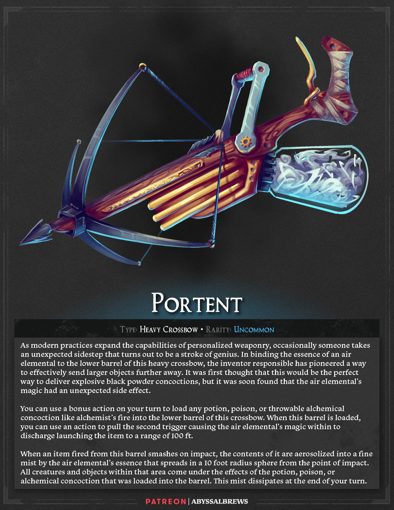 AbyssalBrews | Elegant 5E &amp; PF2E Magic Items on X: &ldquo;Look, it&rsquo;s 