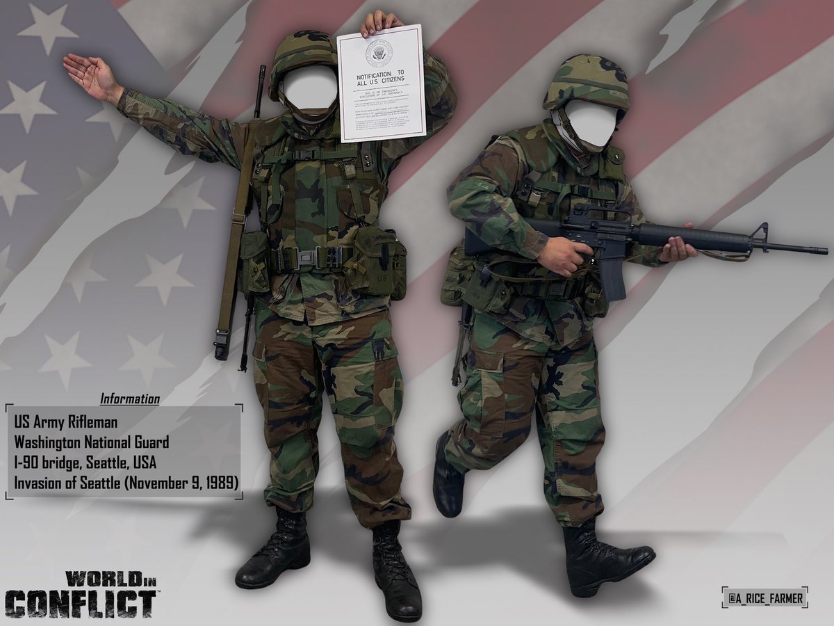 A_Rice_Farmer's tweet photo. #WorldInConflict #Cosplay
Remnants of the National Guard and Army flee east on the I-90, an attempted evacuation was “organized”. Residents of Mercer Island were evacuated on the East Channel bridge as the National Guard and Army held off the Soviets. https://t.co/ObX0E7up9H