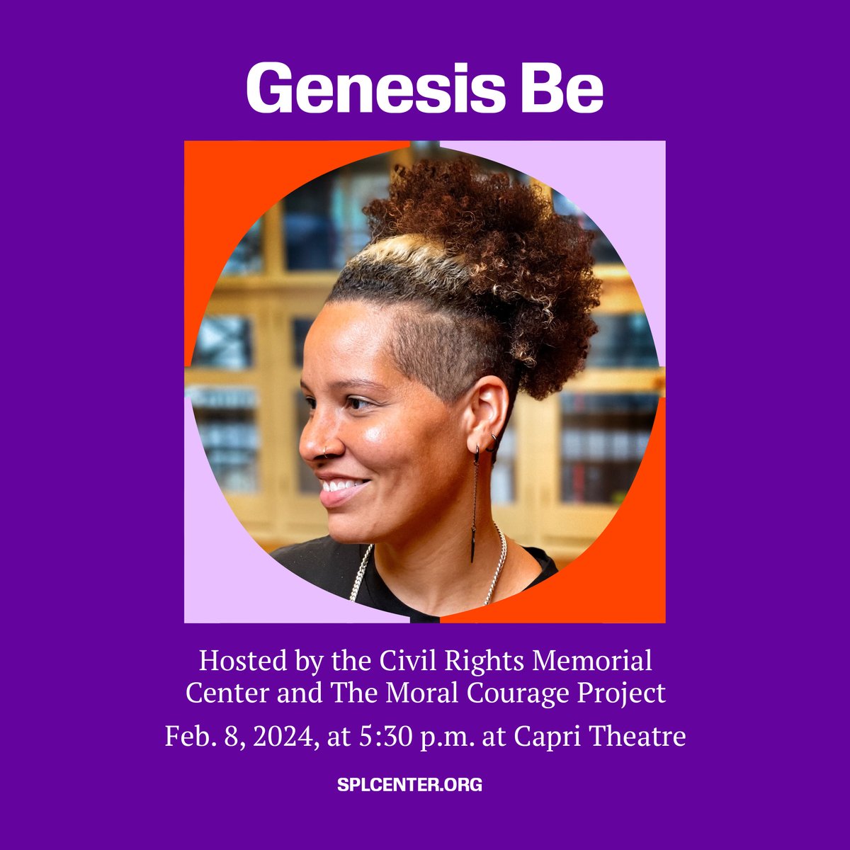 📅Feb. 8, 2024: Join us at @clovercapri for a screening of the Mississippi Turning documentary, hosted by @civilrightscntr & @MoralCourage 📣 !

@GenesisBe will have a book-signing, perform spoken word poetry & conduct a question-and-answer session about the film. #WhoseHeritage