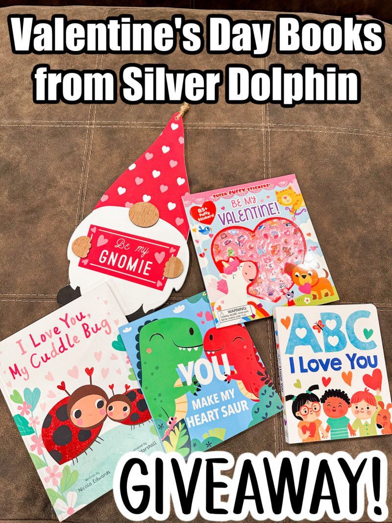 EmilyReviewsCom's tweet photo. Snuggle up with stories this Valentine's! 📖 Win 4 adorable books in our Silver Dolphin #giveaway. Perfect for your little readers. Ends 01/24. #ad #win #sweepstakes https://t.co/2u0lUCDjKi https://t.co/rVygP18vxg