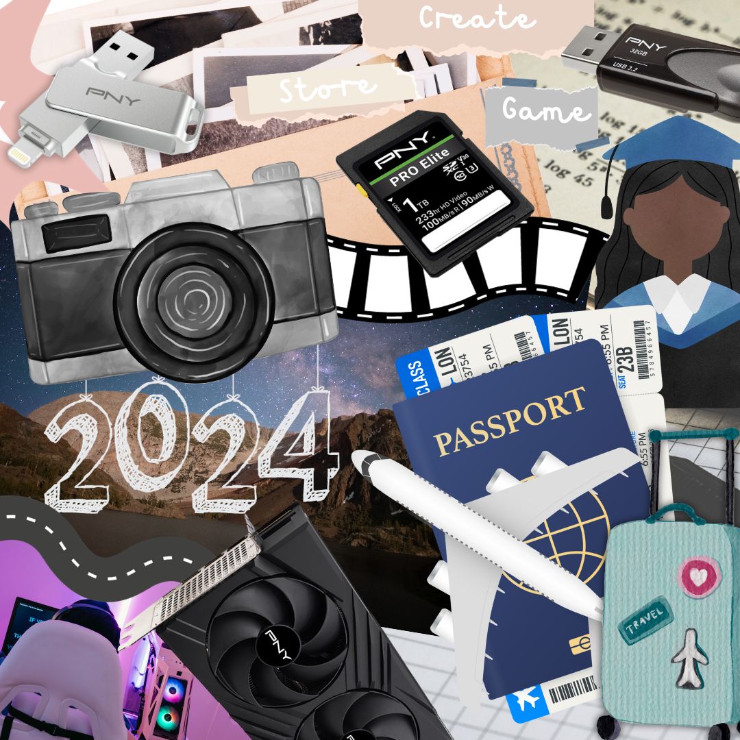 PNYTechnologies's tweet image. Dreaming big for 2024? Let your vision board come to life with PNY! #CreateStoreGame #NationalVisionBoardDay