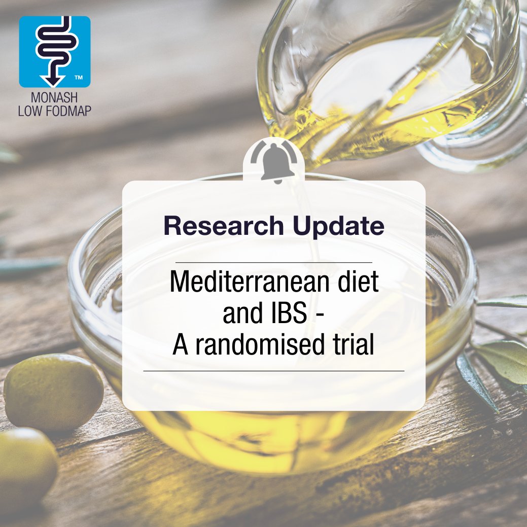MonashFODMAP's tweet photo. A 2023 randomised trial found that the #MediterraneanDiet improves gastro and psych sx in #IBS pts w/ mild-mod anxiety or depression sx (n=48 completed). The diet was considered feasible and acceptable. Read more: https://t.co/4bVw8PKRyw https://t.co/PKt1faHkuY