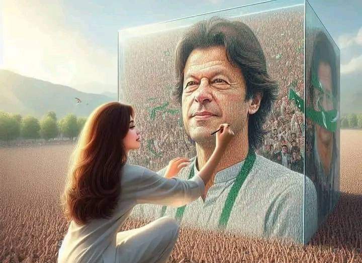 NiniYmz's tweet photo. @tariqmateen ایک بات ذہن نشین کر لیں کہ تحریک انصاف کا انتخابی نشان “بلؔا” نہیں بلکہ “عمران خان” ہے ! https://t.co/hzkwnPHChD