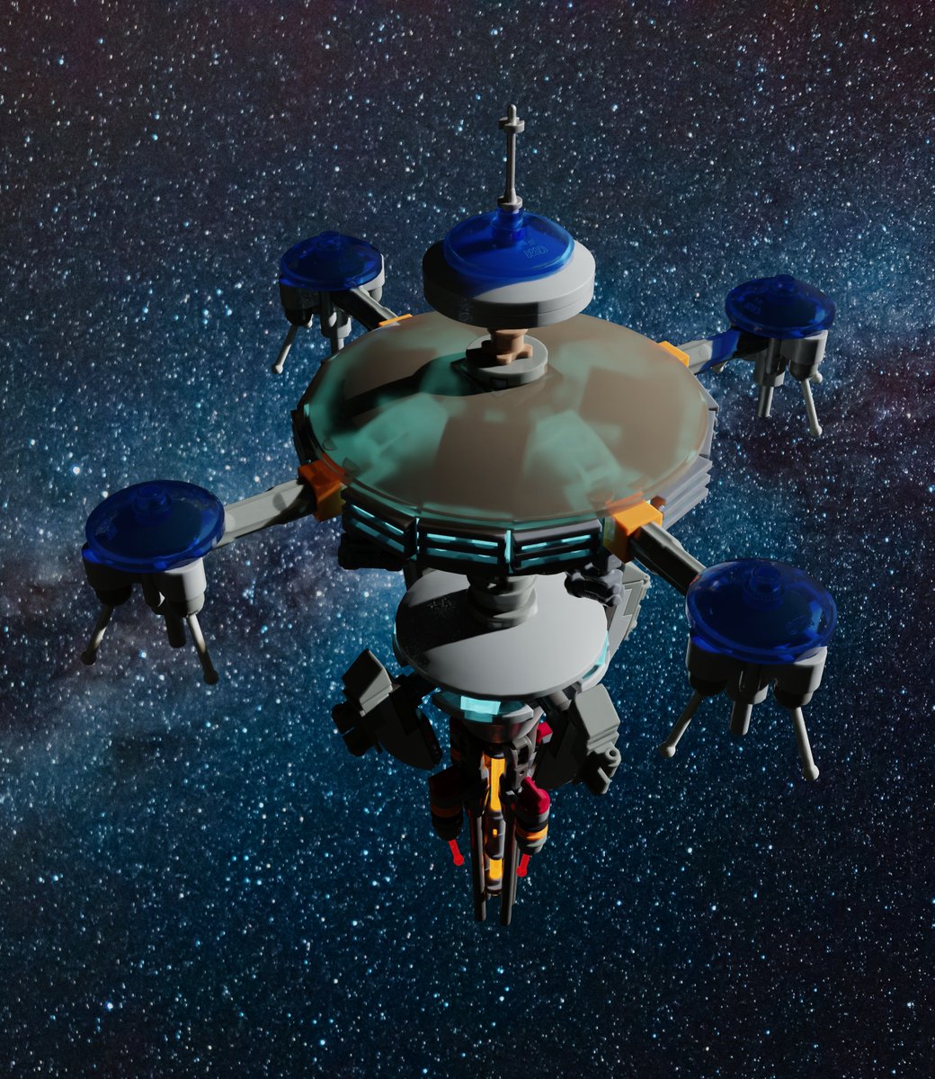 Recently I have finished System Shock Remake by <a href="/NightdiveStudio/">Nightdive Studios</a> and it was awesome. So awesome in fact that it unlocked a bit of creativity from me :D So here it is, Citadel Station :D
#Lego #MyOwnCreation #scifi #scifiart