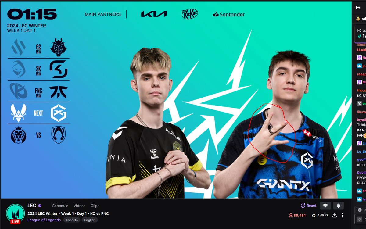Ferus__'s tweet photo. didn´t know that @riotgames and @LEC support gang violence. nice to know https://t.co/2GupDMV8jg