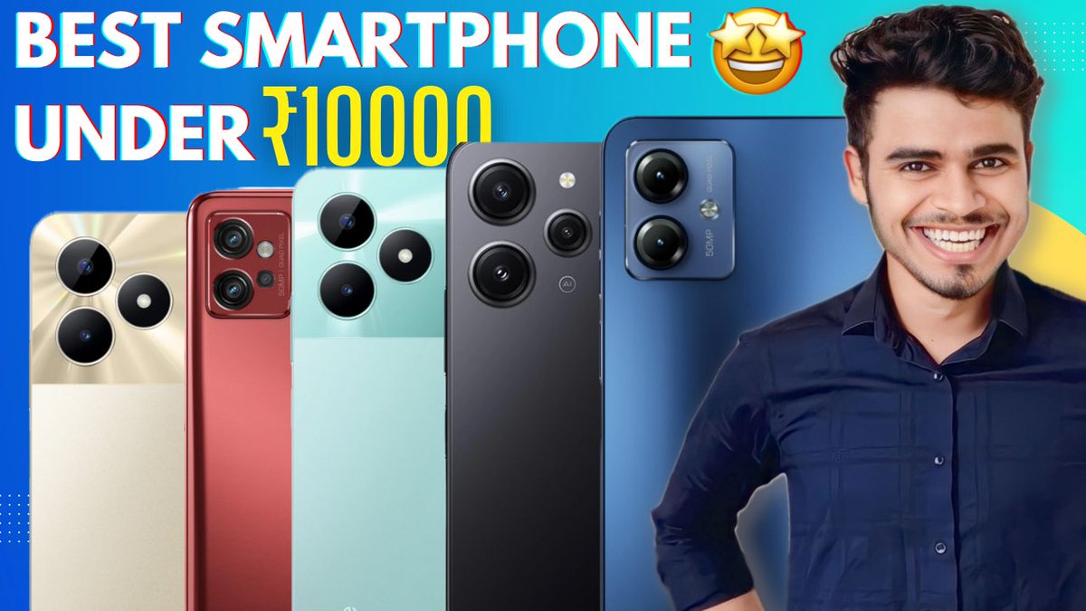 techradiator's tweet photo. Top 5 Smartphones Under ₹10000 in 2024 - Budget-friendly Picks!
https://t.co/2jX97kFXFk https://t.co/pspFhieeSl