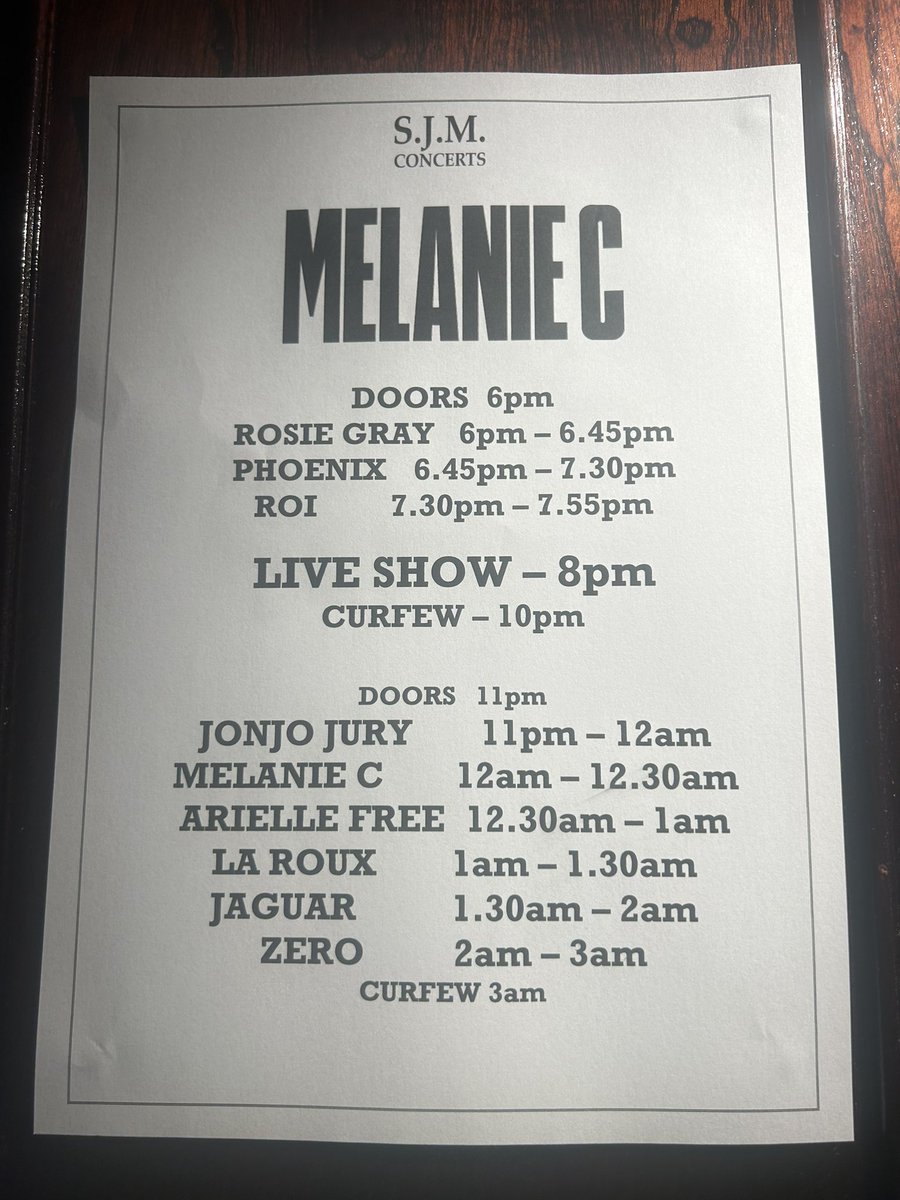 when ur favourite spice girl asks you to open her show koko so u dj all ur fav songs and party with icons @MelanieCmusic