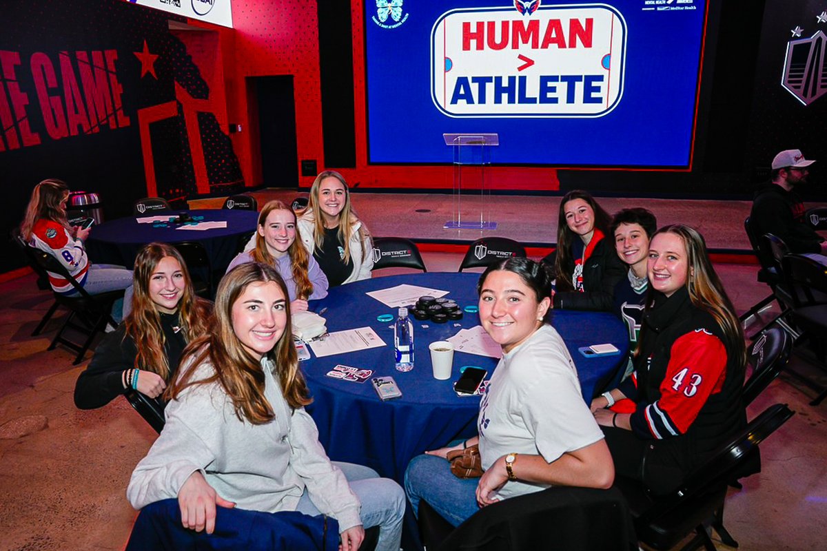 Earlier today we hosted a "Faceoff for Mental Wellness" brunch at <a href="/DistrictEDC/">District E Powered by Ticketmaster</a> featuring attendees from local high schools and colleges.

Alongside <a href="/MedStarHealth/">MedStar Health</a> and <a href="/MorgansMessage/">Morgan's Message</a>, breakout sessions emphasized the importance of maintaining sound mind and body.

#HockeyTalks