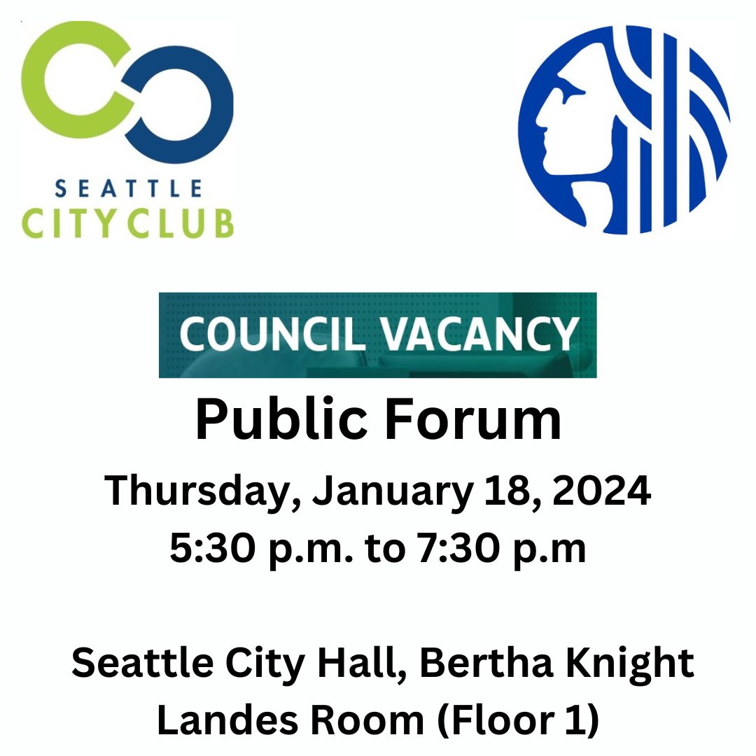 Seattle CityClub tweet media