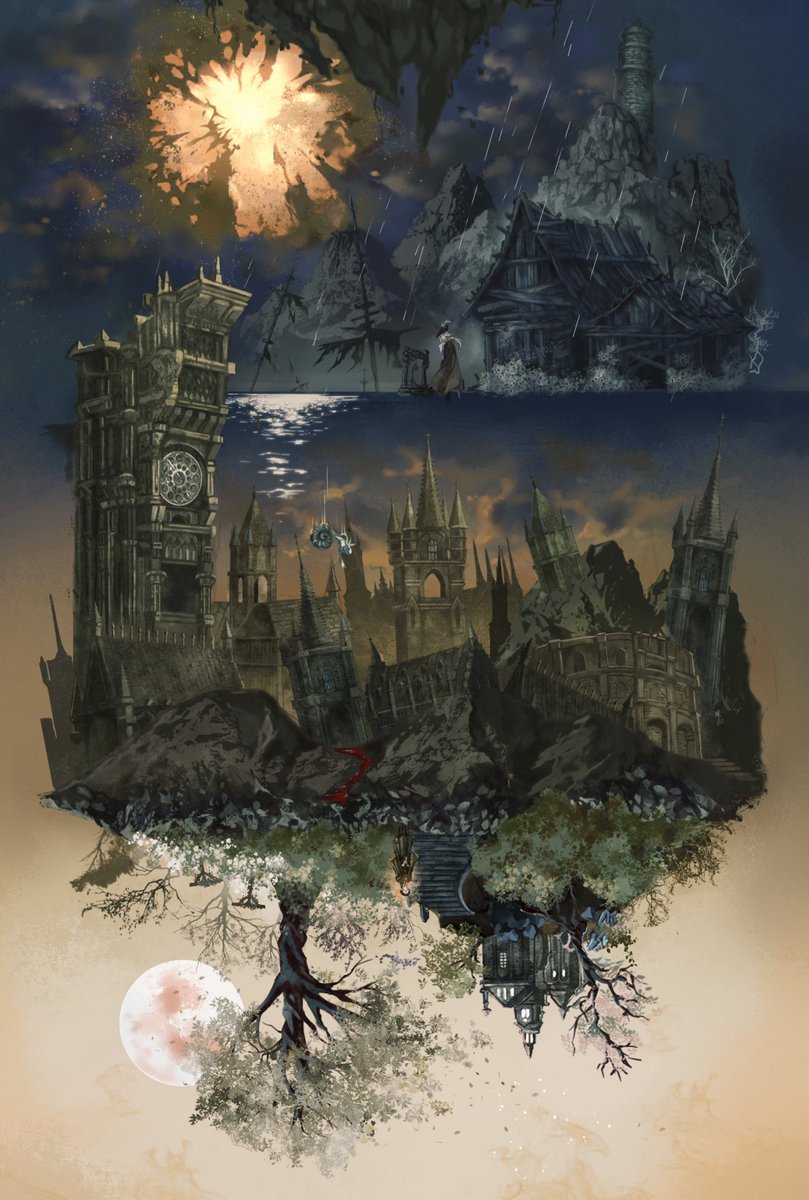 IvyJinna's tweet image. #Bloodborne
Layers of nightmare (part2)

“Moments ago, from some place,……I sensed a liberation from heavy shackles.”