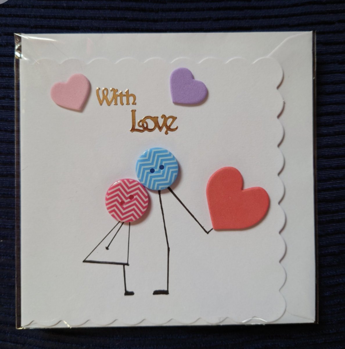 Send some love with a handcrafted card. Available with free postage. Left blank inside for your own personal message. Link to card below ❤️

etsy.com/uk/listing/156…

#lovecard #withlove #handcrafted #etsycards #cardsforsale #giftideas