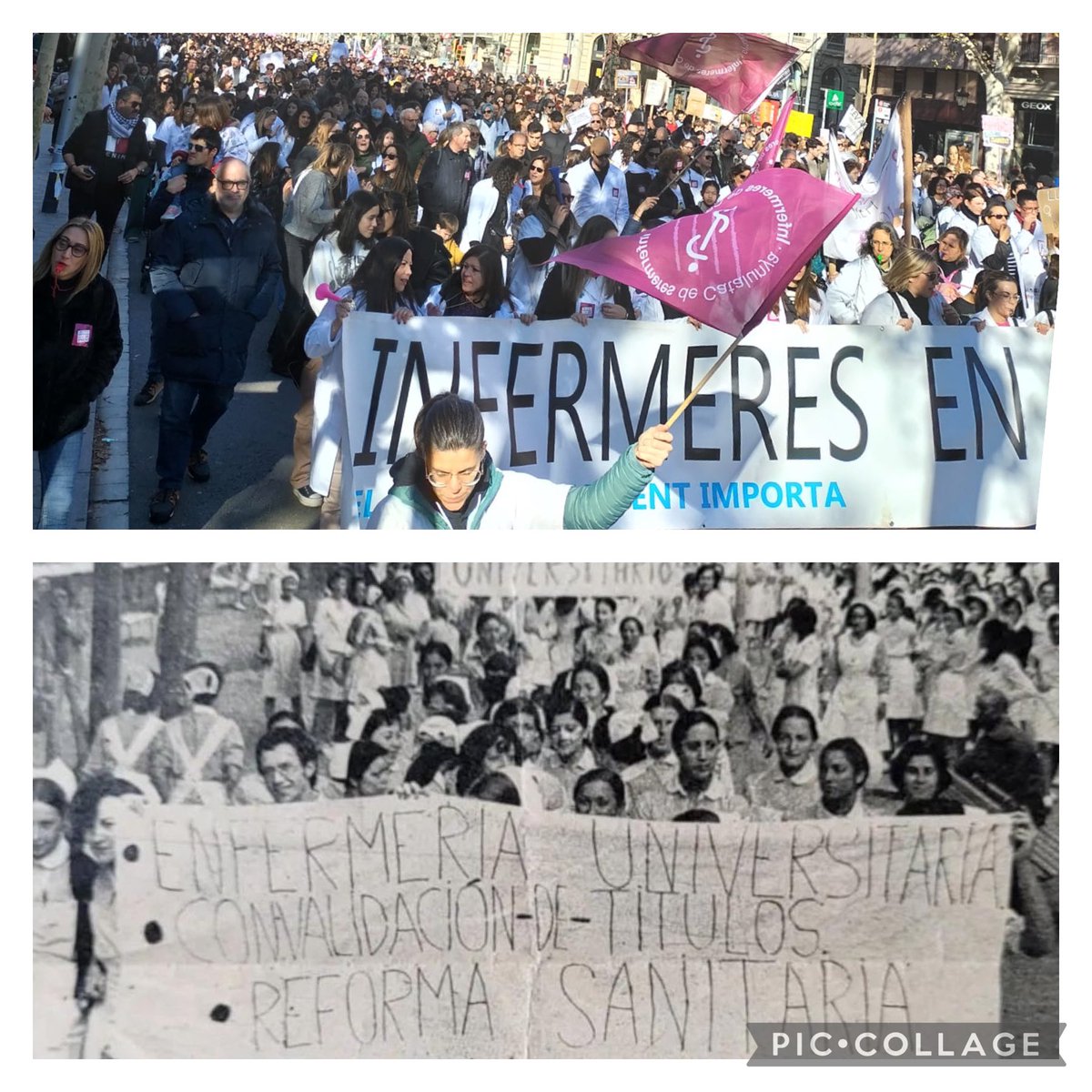 Por las de ayer , las de hoy y las de mañana #infermeresdiemprou ⁦<a href="/CatInfermeres/">Infermeres de Catalunya</a>⁩