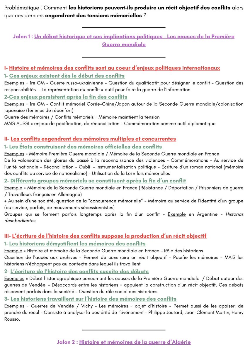 Lenor56221778's tweet image. Grâce à tous les collègues qui ont répondu à mon appel à l’aide sur l’axe 1 d’histoire et mémoires, j’ai réussi à élaborer un plan qui me convient. Je vous le partage ici. Les élèves travailleront sur le jalon 1 avant le cours et sur le jalon 2 après. #hggsp #teamhg