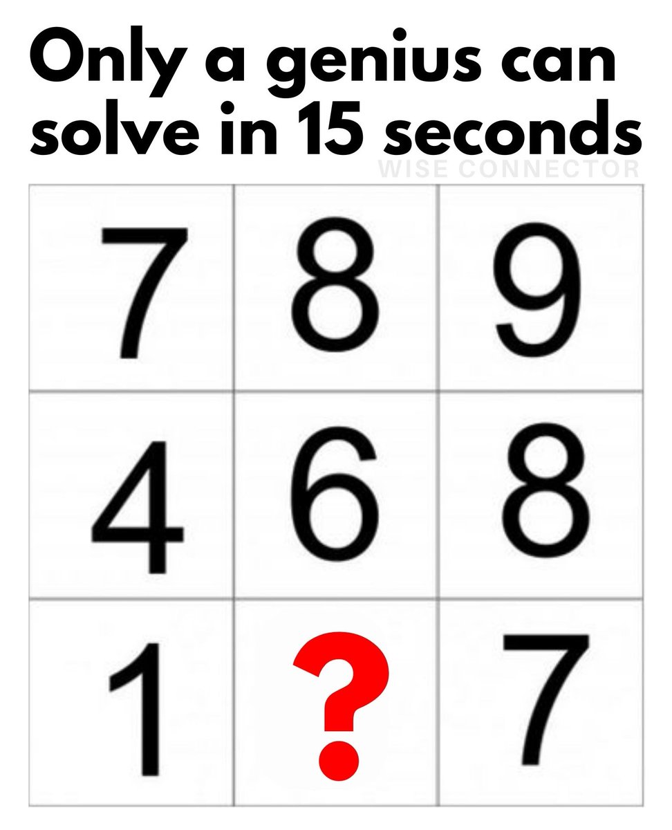 wiseconnector's tweet photo. Can you solve it? https://t.co/KqGBiJGQ1A
