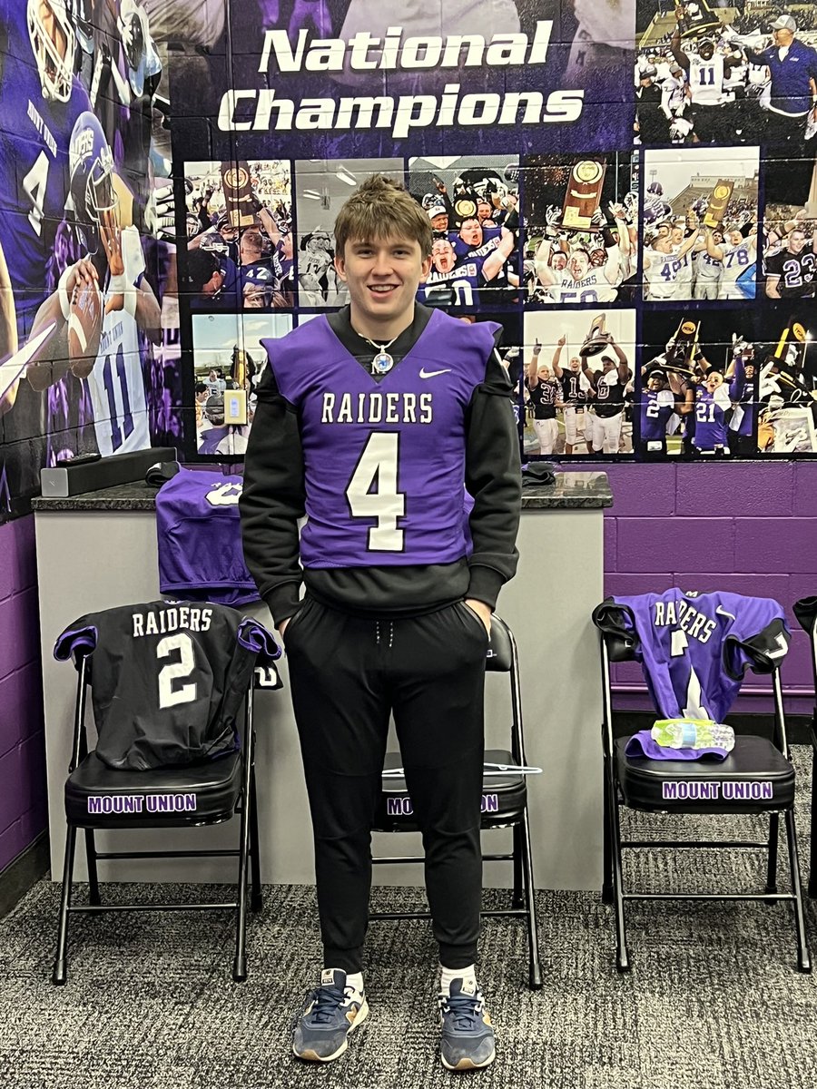 NovaMcGuire_12's tweet photo. Thank you @D_Ely6 and the rest of the coaching staff for having me down today. 
@MarianColtsFB @CoachOG @MountUnionFB https://t.co/CI8OSjIhJi