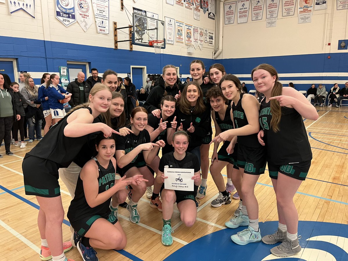 ksooley31's tweet photo. OD is rolling ☘️☘️☘️ 

Win today vs Mobile puts us in tomorrow’s semifinals 12pm at #GonzagaInvitational 

@AndrewsBaileigh was the POG today , she was 4-5 from 3 and finished with 14 pts!! 

@KylieSooley kept us going by dropping 25 pts 18 RBs https://t.co/bJuZIGB4Va