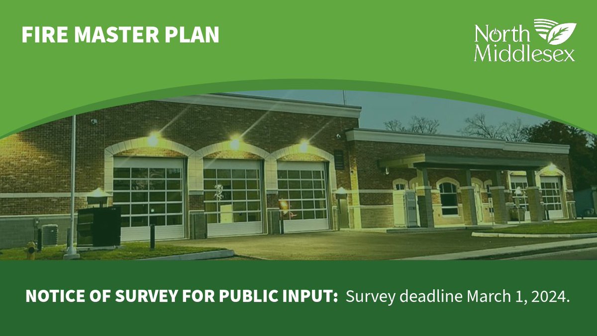 northmiddlesx's tweet photo. PUBLIC INPUT REQUEST - FIRE MASTER PLAN
We are creating a 10 year community-driven fire master plan to guide operational improvements and enhance the fire service levels throughout the community.

Pls take a couple of minutes to complete the survey: 
🔗 https://t.co/jvpytSlQEY https://t.co/HCngHL20Tk