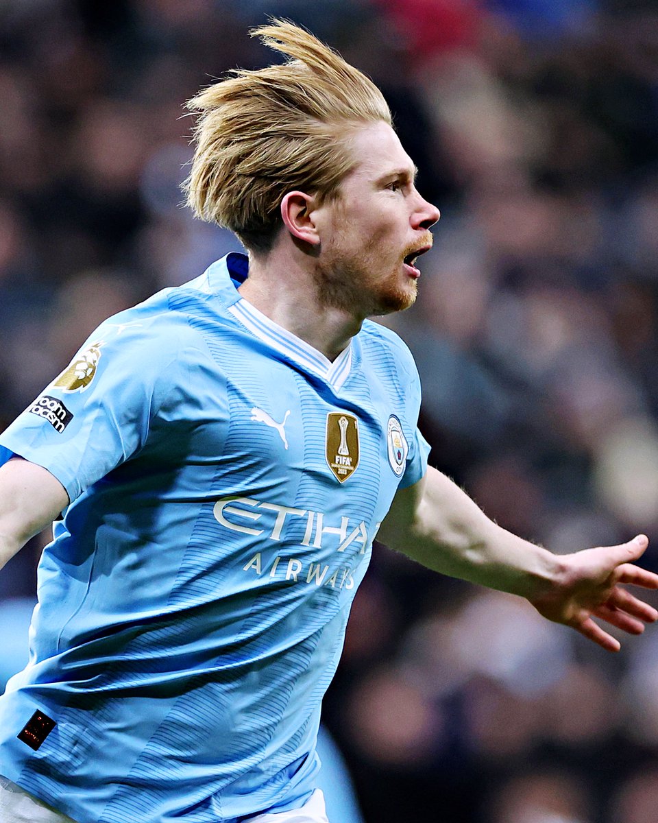69': De Bruyne entra (2-1)
74': De Bruyne faz o golo do empate (2-2)
90+1': De Bruyne assiste o golo da reviravolta (2-3)

IT'S OVER FOR THE REST OF THE LEAGUE. 👑