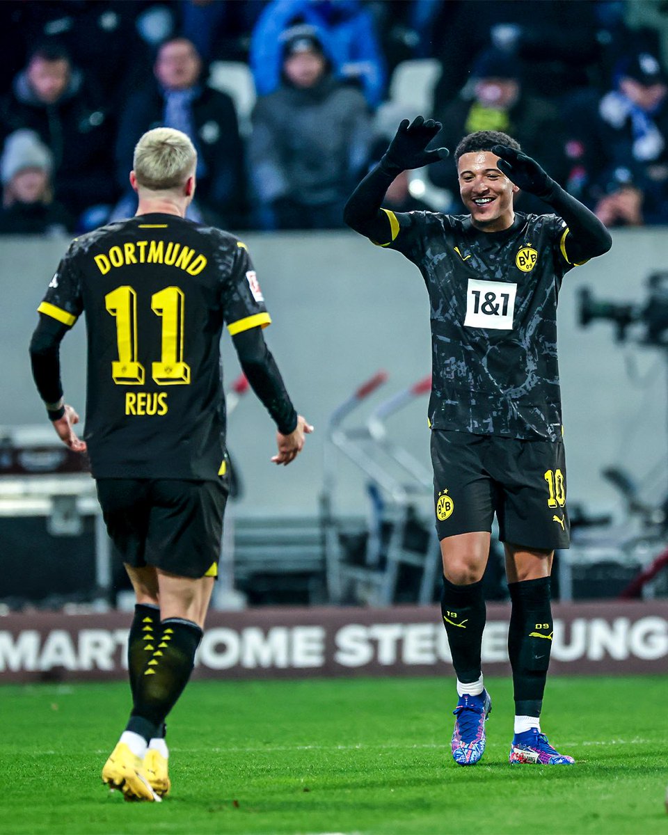 433's tweet photo. Jadon Sancho assists Marco Reus on his Dortmund return 🎩👏 https://t.co/Fwj01L2HnA